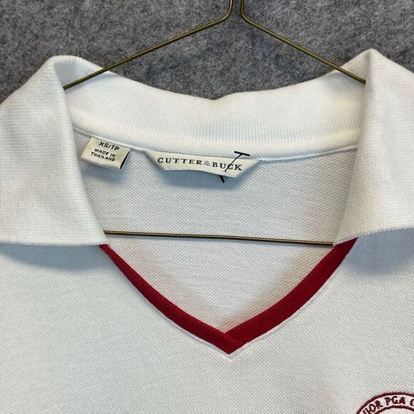 Cutter & Buck Shirt Women's XS White Golf Polo 2006 Senior PGA Oak Tree Club - Picture 5 of 16